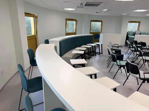 Desk & Partition Relocation