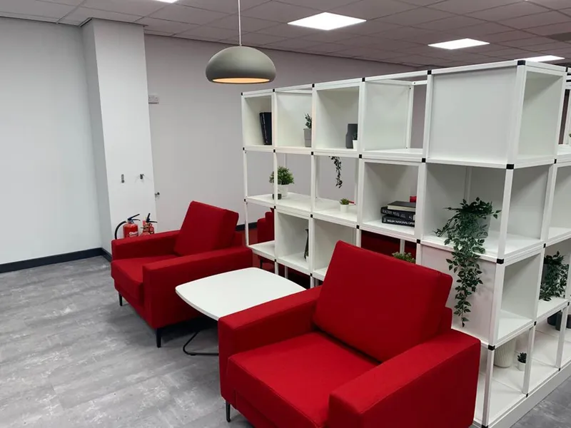 Modern office furniture and finishing